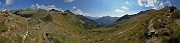 50 In decisa salita per Cima di Lemma con vista verso i Laghi di Porcile di Valle Lunga